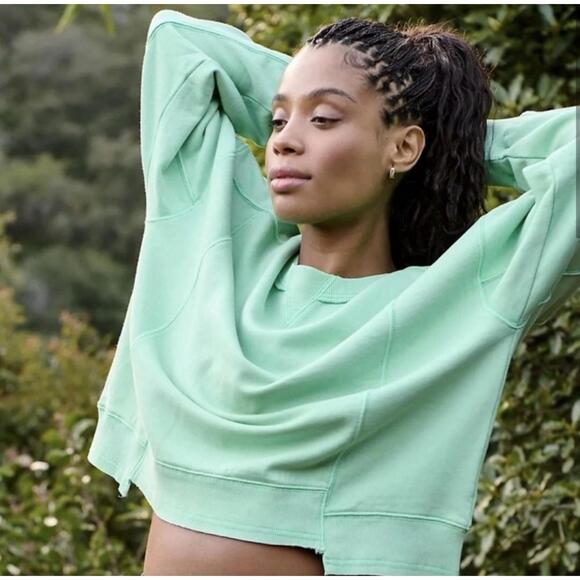 Free People Sweaters - Free People Movement X Hatch Intercept Pullover Sweater, Lime, Women's Small